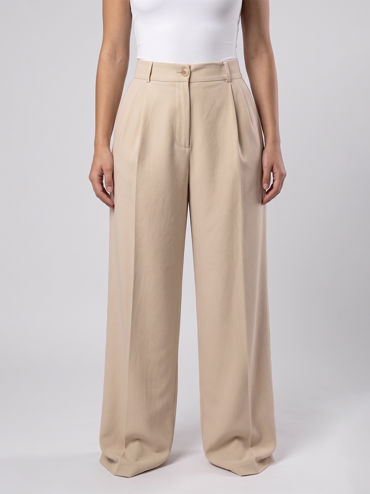 Oversized Suit in Beige Color - Hipo Style Pant