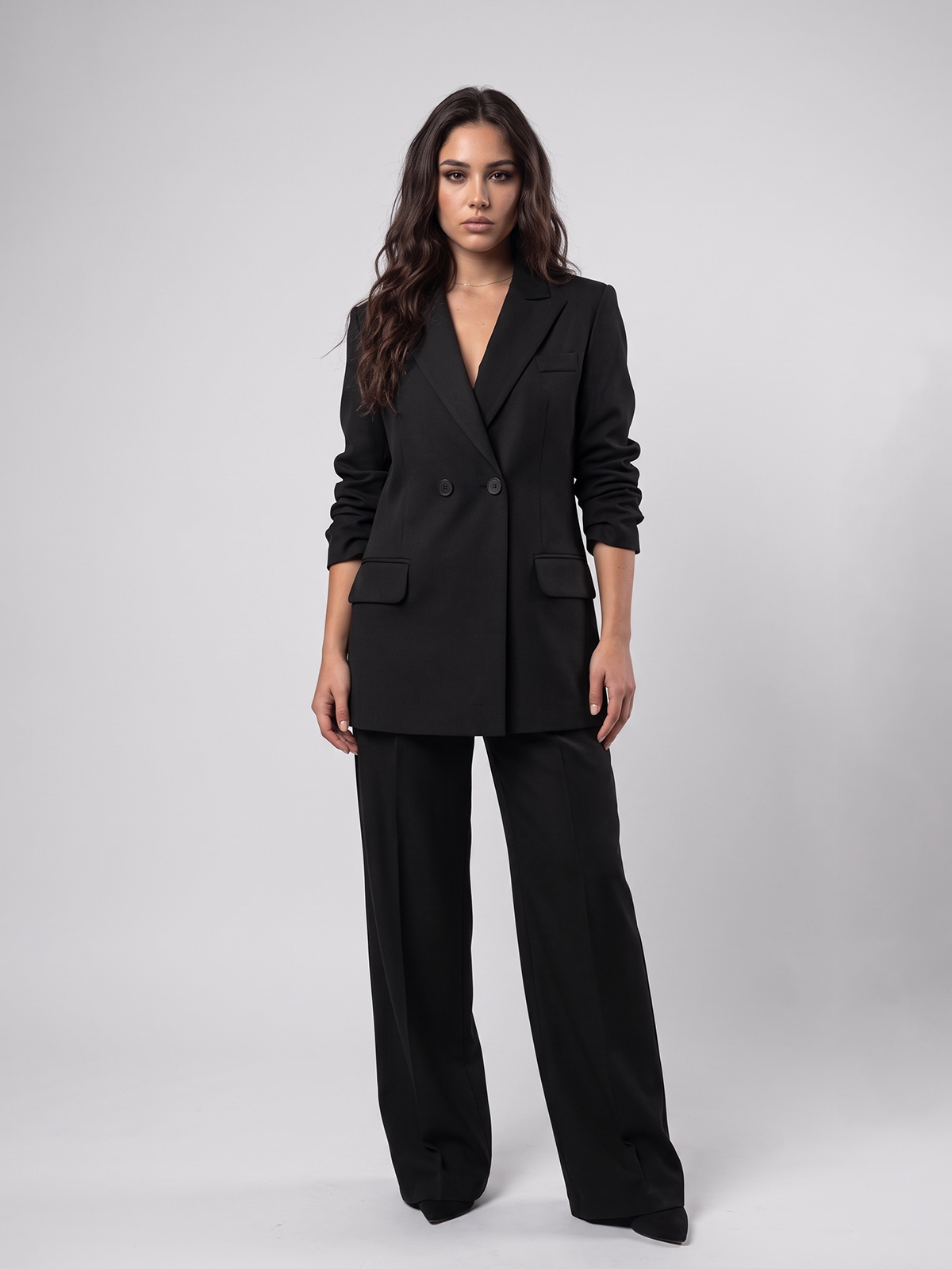Oversized Suit in Black Color - Hipo Style Pant