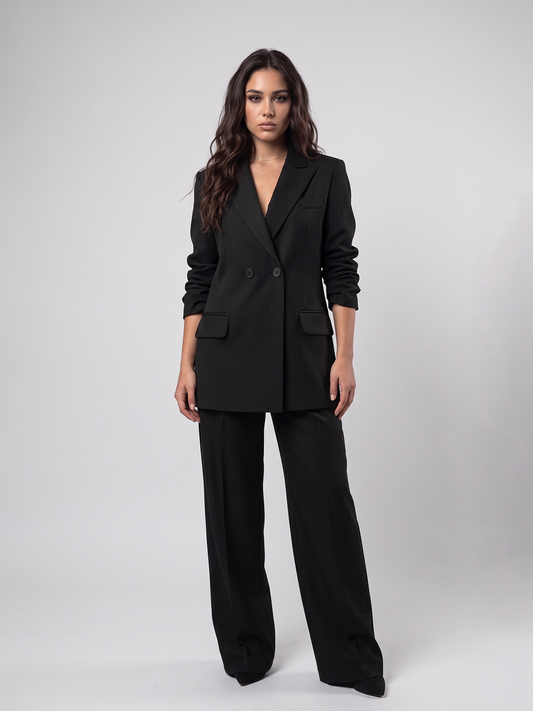 Oversized Suit in Black Color - Hipo Style Pant