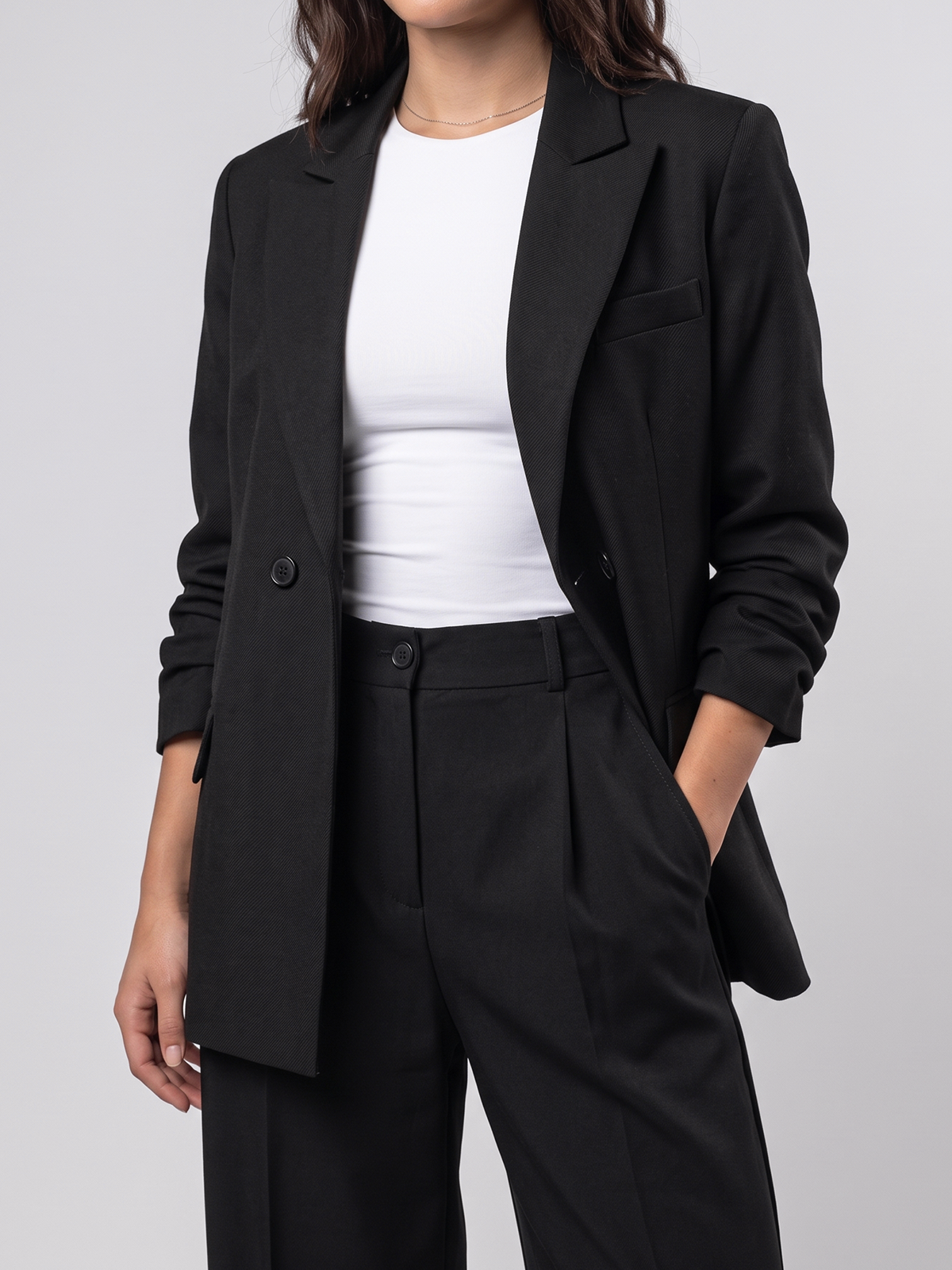 Oversized Suit in Black Color - Hipo Style Pant